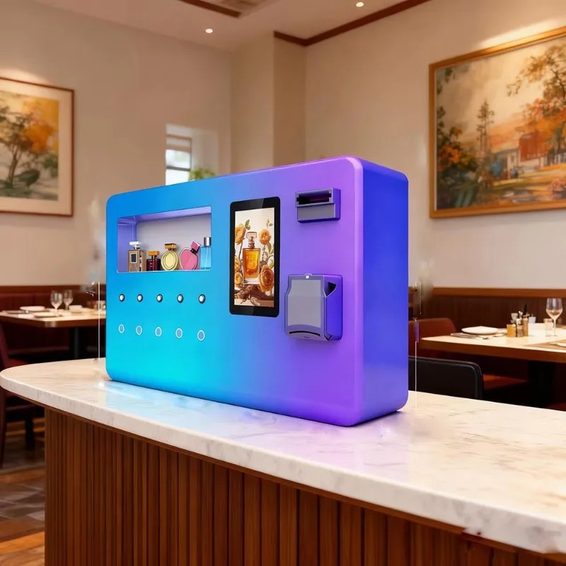 Vending Machine Qr Code - Новейший настраиваемый мини-настольный торговый автомат для