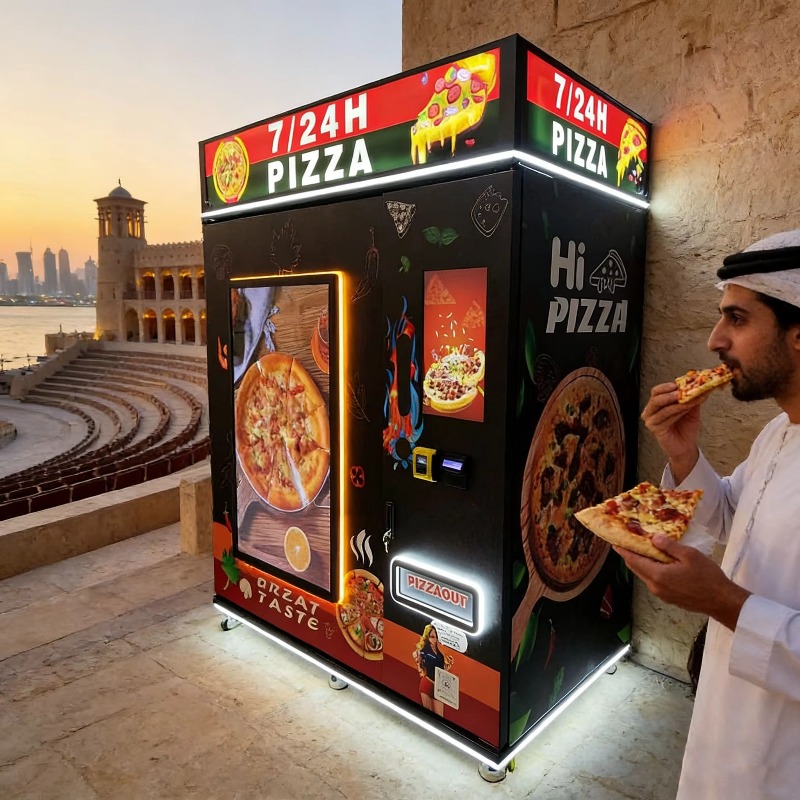 Vending Machine Qr Code - Автомат по продаже пиццы с поддержкой