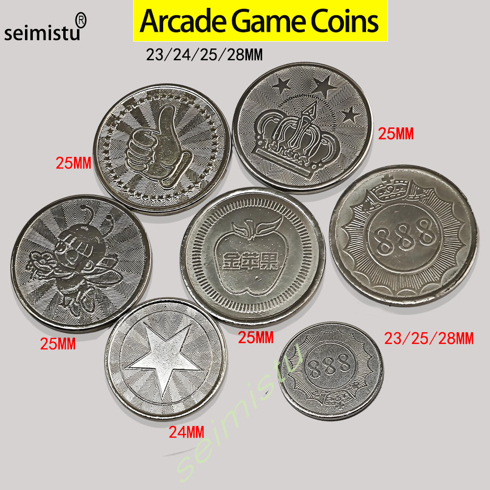 Arcade Toy Vending Machine - 100 шт., жетоны из нержавеющей стали
