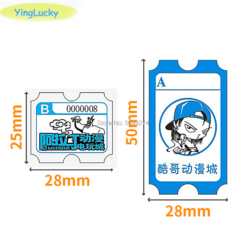 Yinglucky 2000 шт./партия, лот – обзор и цена Ticket Redemption Machine