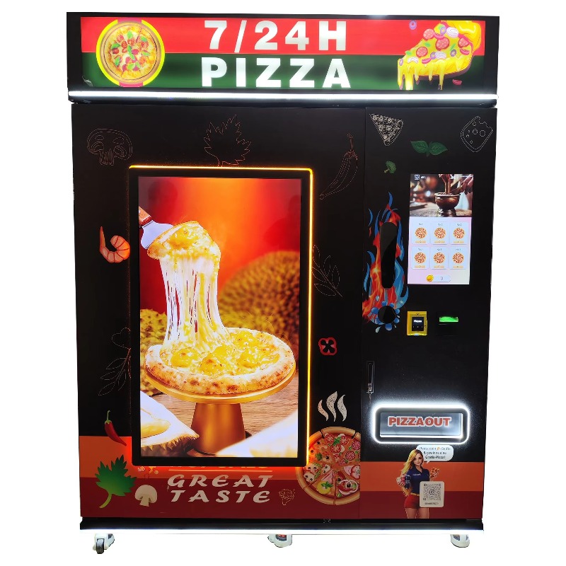 Автомат по продаже пиццы с под – обзор и цена Vending Machine Qr Code