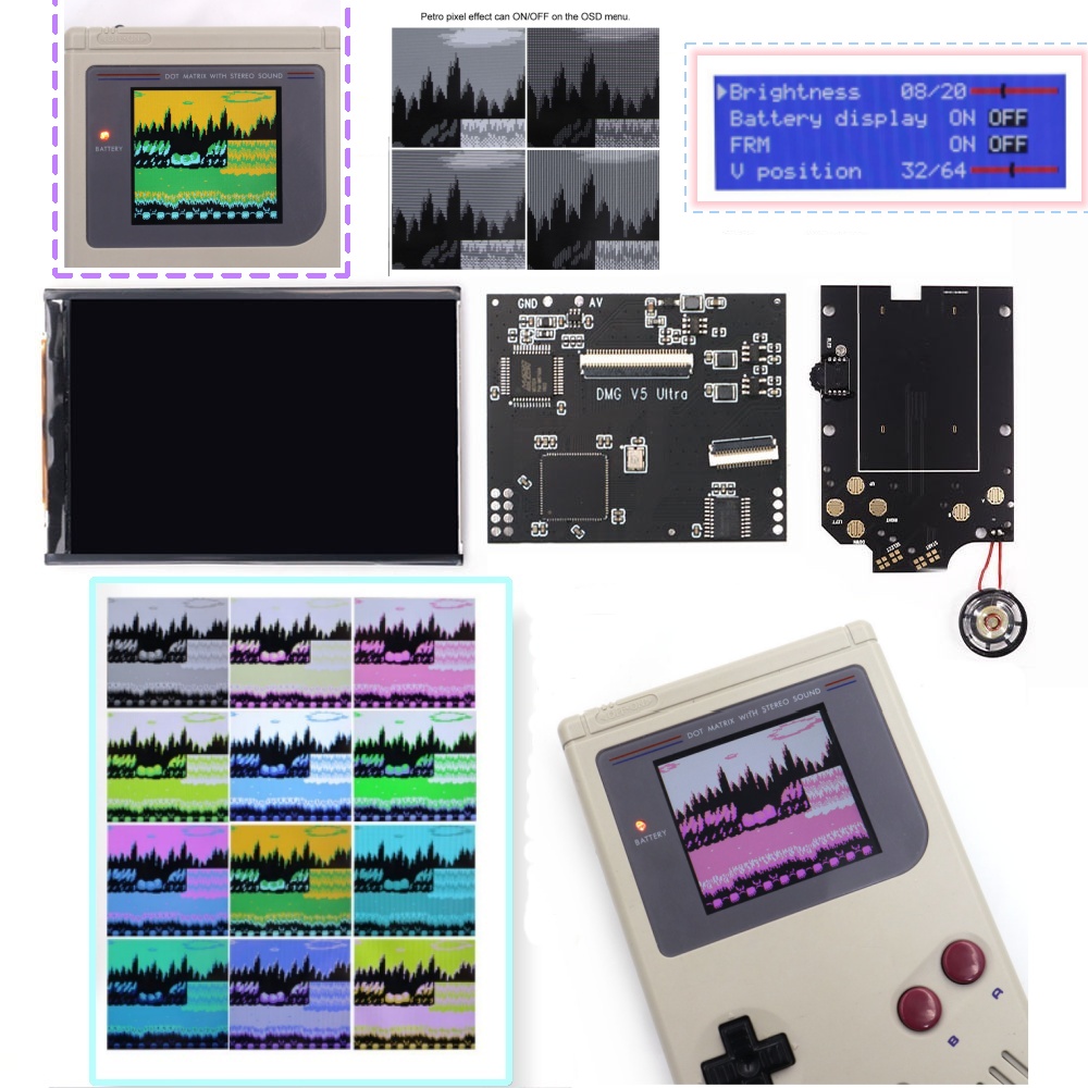 36 цветов, режимы изменения цв – обзор и цена Lcd Screen Arcade