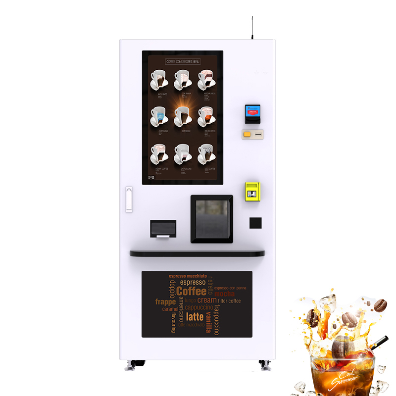 Новый Умный Коммерческий Кофем – обзор и цена Vending Machine Qr Code