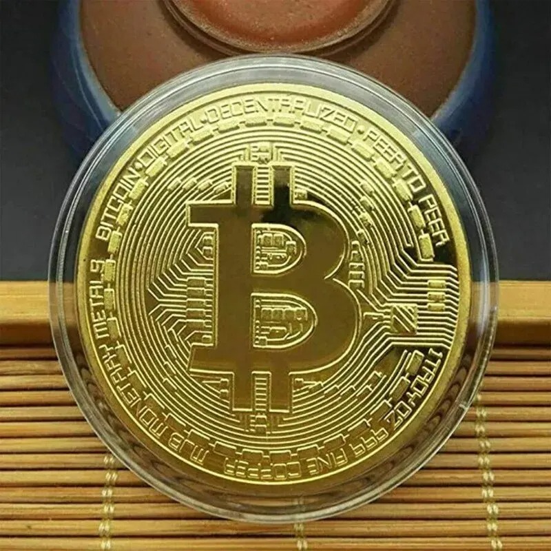 60-2 шт. позолоченная биткойн- – обзор и цена Arcade Game Coin