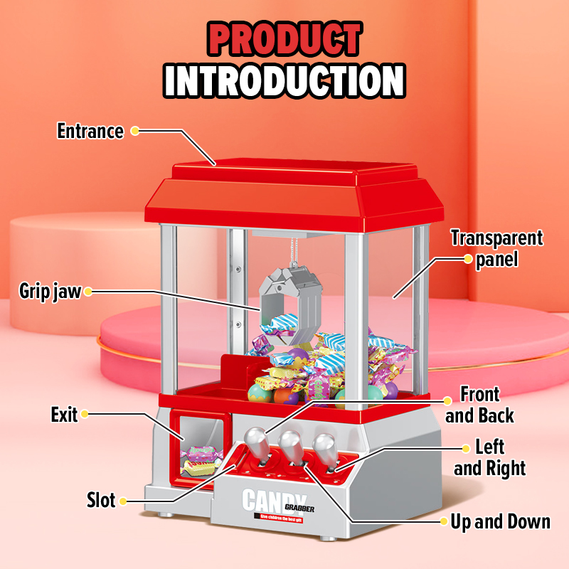Игровой автомат-хватайка с зву – обзор и цена Arcade Toy Vending Machine