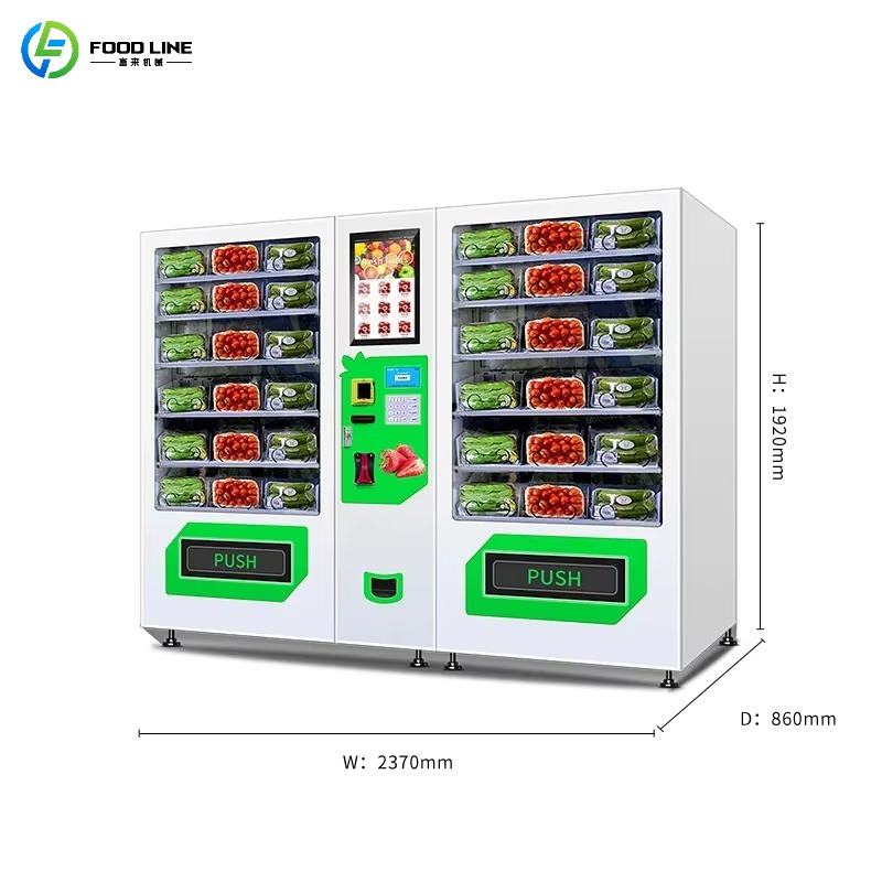 Торговый автомат для свежих пр – обзор и цена Vending Machine Qr Code